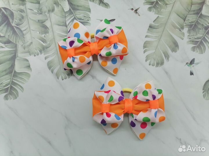Осенние бантики для принцесс