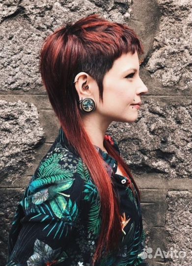 Стрижка у преподавателя стилиста