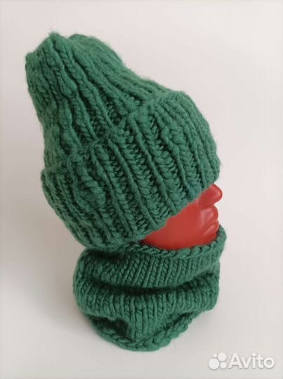 Комплект шапка и снуд