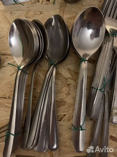 Вилки, ложки, ножи для кафе, столовой