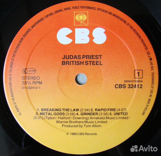 Judas priest - british steel / 1980 holland