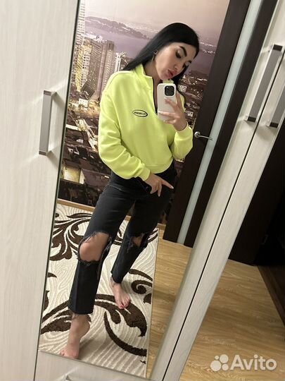 Джинсы stradivarius р-р 40-42 и топ H&M