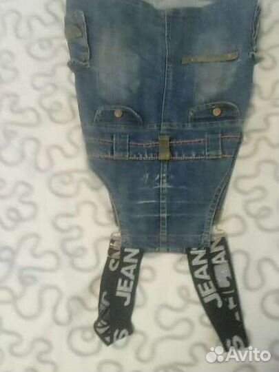 Джинсовый комбинезон jean