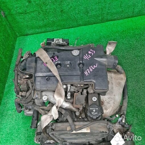 Двигатель в сборе двс mitsubishi pajero IO H76W 4G