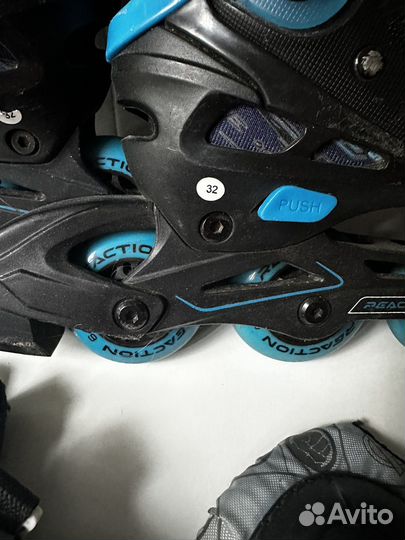 Детские ролики и защита