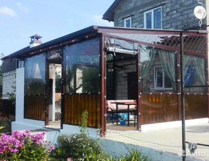 Мягкие окна шторы