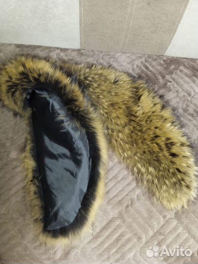 Воротник из енота 90 см