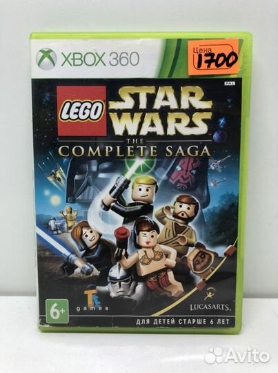 Диск Lego Star Wars the complete saga для Xbox 360
