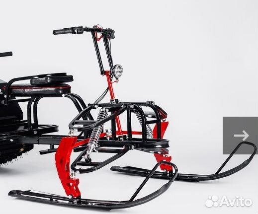 Лыжный модуль для мотобуксировщика