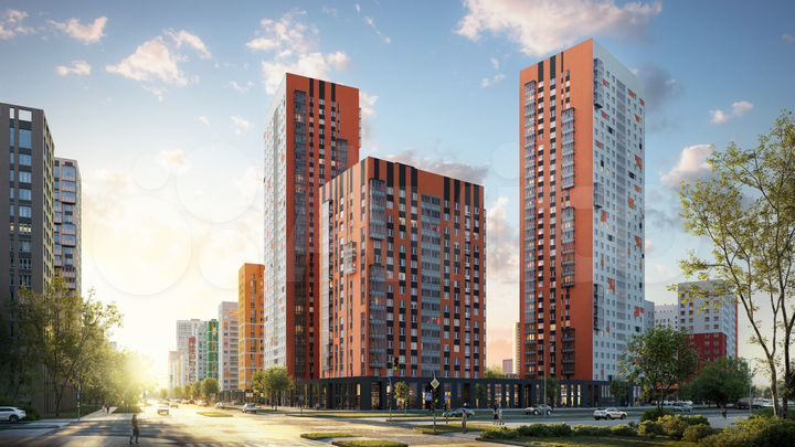 2-к. квартира, 56,9 м², 14/15 эт.