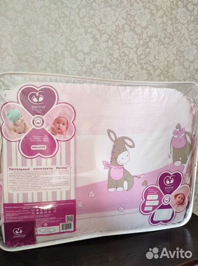 Комплект детского постельного белья в кроватку