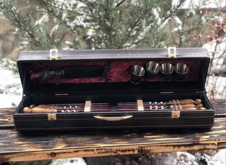 Набор шампуров в чехле