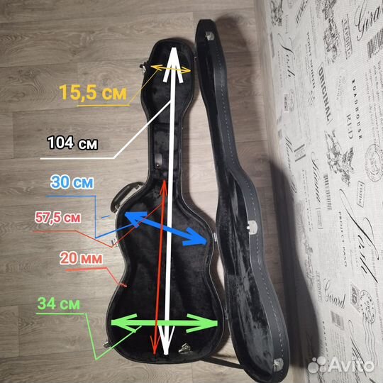 Кейс для гитары SG, страта, суперстрата, телек