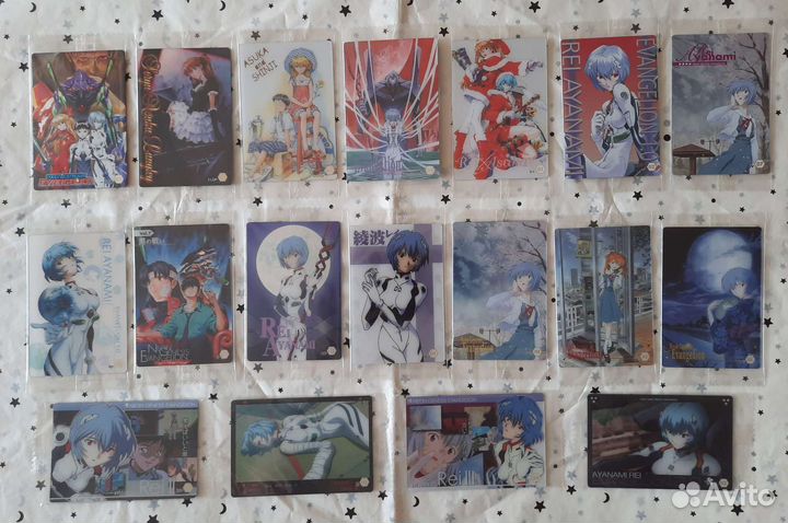 Евангелион японские карточки