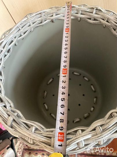 Кашпо из ротанга 12 литров