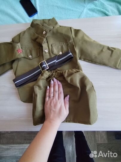 Военная форма для девочки 86-92