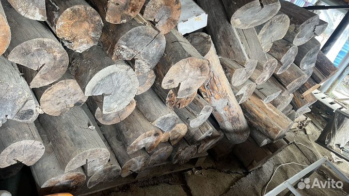 Сруб кругляк бревна от дома