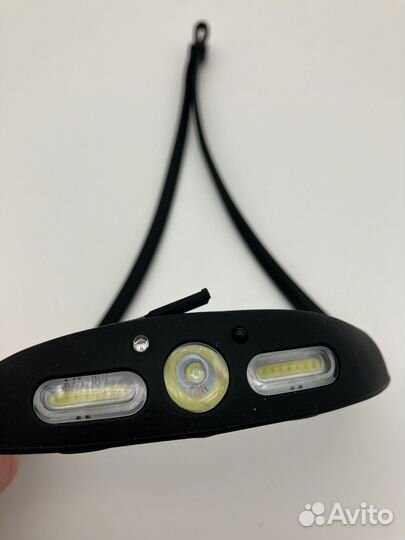 Фонарь налобный силиконовый корпус