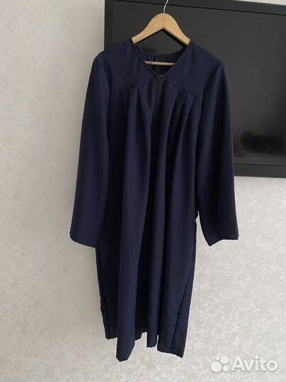 Мантия выпускника, темно-синяя