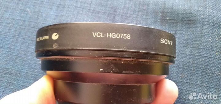 Широкоугольный объектив VCL-HG0758