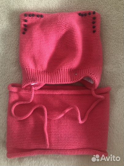 Шапка и снуд для девочки