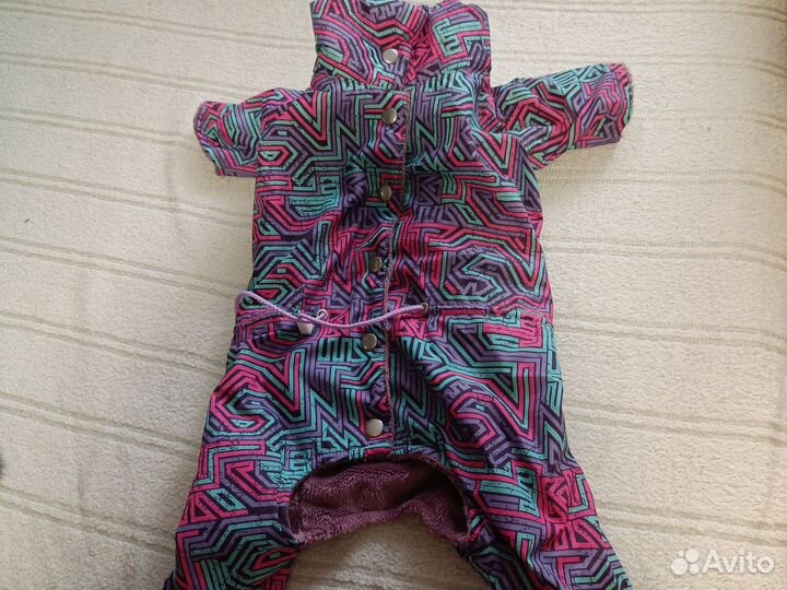 Курточка для собаки на байке. Ткань плащёвка