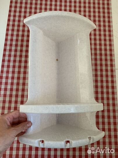 Полочка для ванной угловая