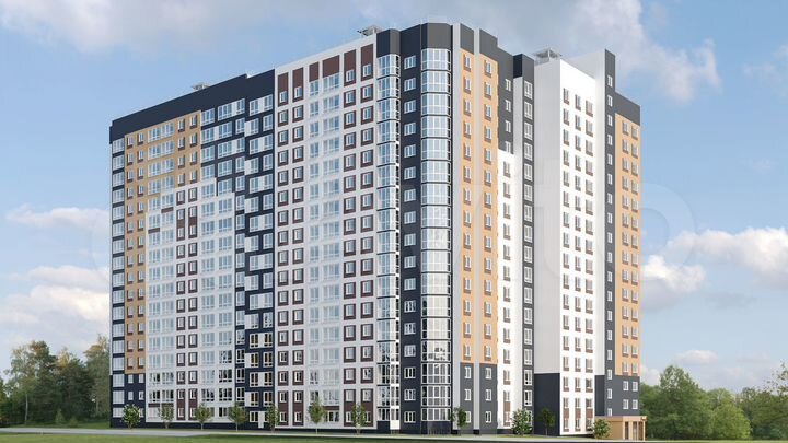 2-к. квартира, 64,2 м², 17/17 эт.