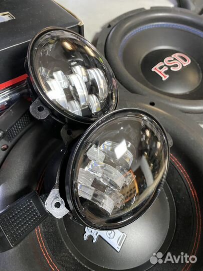 Противотуманные LED Фары 140W Калина, Ларгус птф