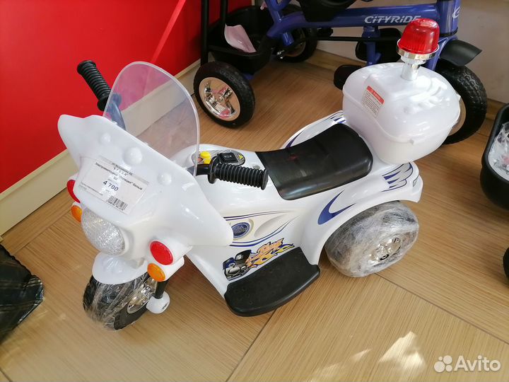 Электромобиль электромотоцикл детский
