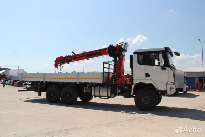 Бортовой грузовик Shacman (Shaanxi) X3000 с КМУ Kanglim, 2024