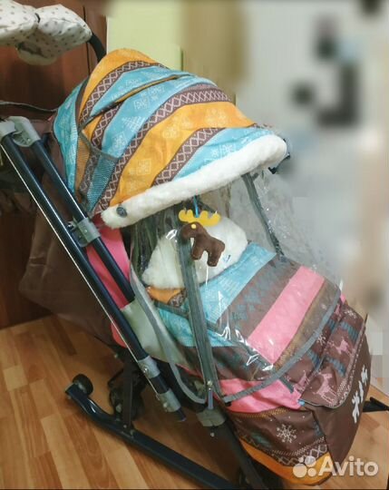 Санки коляска ника 7 3
