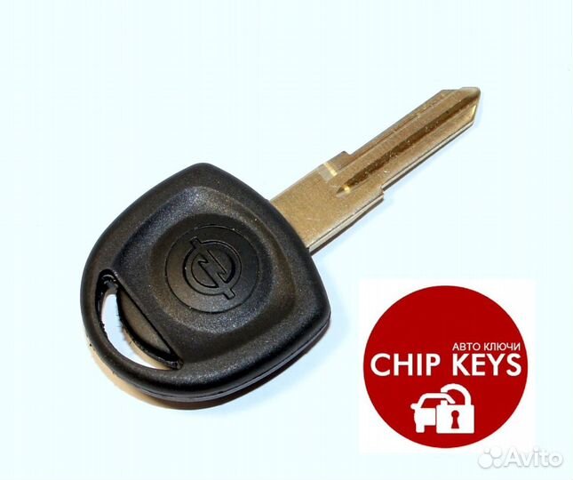 Ключ зажигания Опель / Opel Astra, Corsa, чип ID40
