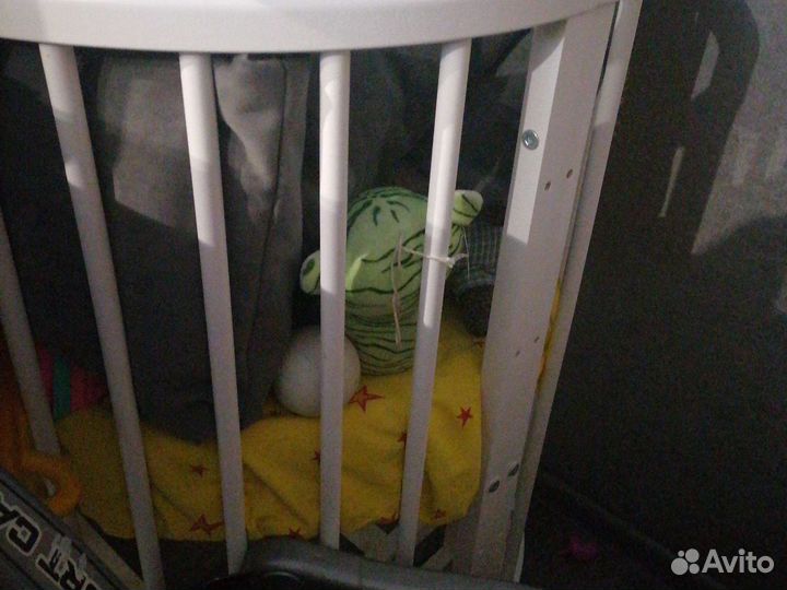 Кровать трансформер детская с двумя матрасами