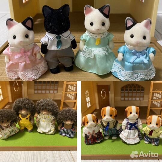 Sylvanian families семьи зверюшек