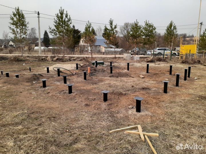 Винтовые сваи / Свайный фундамент под ключ