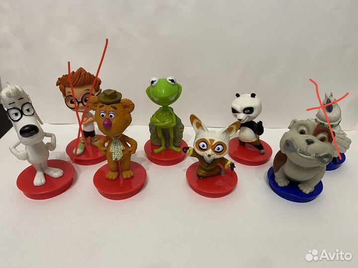 Топперы из кинотеатров,фигурки(крышки) со стаканов