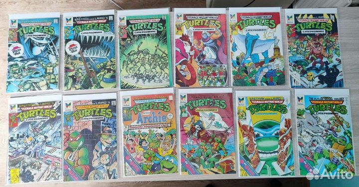 Комиксы Черепашки Ниндзя Махаон 90-х годов