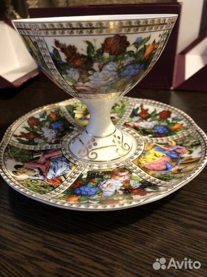 Кофейные пары Япония большие, винтажные