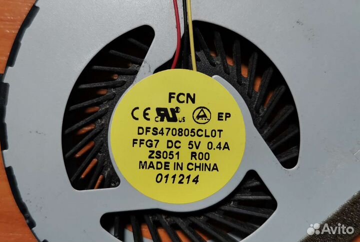 Кулер для HP Pavilion 15-* / 245 G3 и Dell