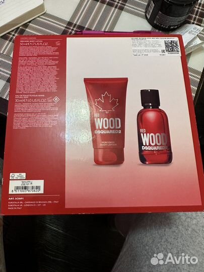 Новый Подарочный набор Dsquared2 Red Wood