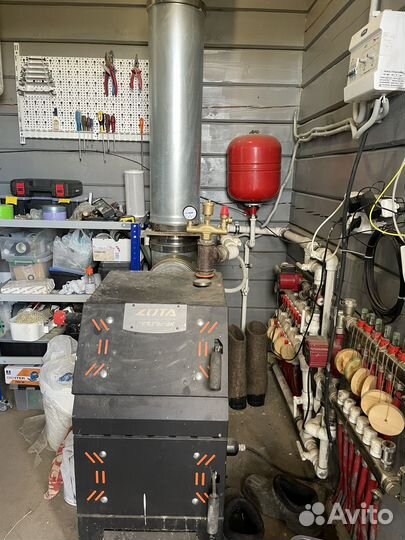 Котел твердотопливный Тополь вк, 16 Zota. Новый