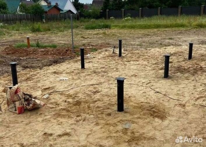 Установка Винтовых свай