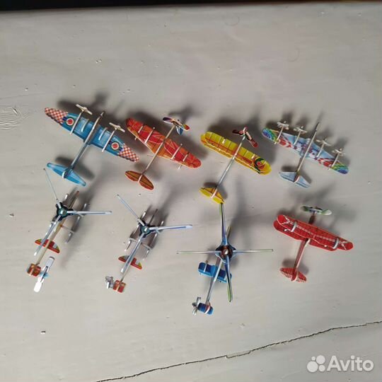 Коллекция моделей авиатехники 8шт