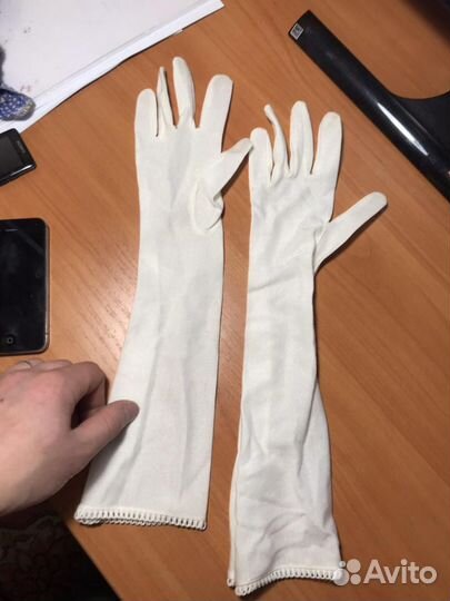 Перчатки женские длинные