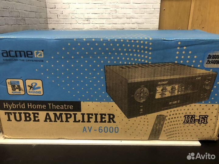 Ламповый усилитель 5.1 Acmera ACM-AV6000