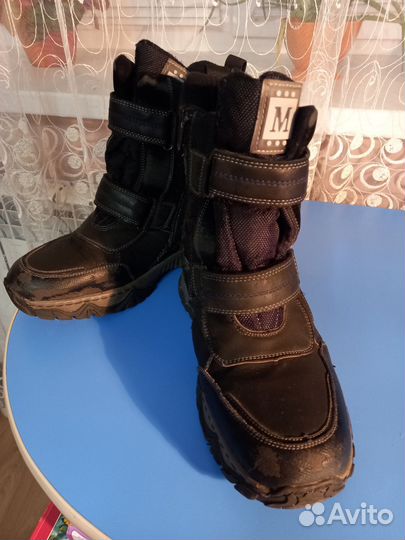 Ботинки зимние для мальчика 38 размер