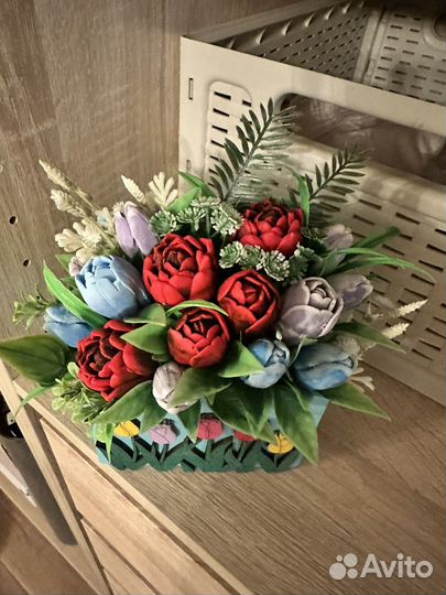 Букет из ароматного мыла