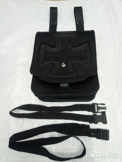 Байкерская поясная сумка bb-21