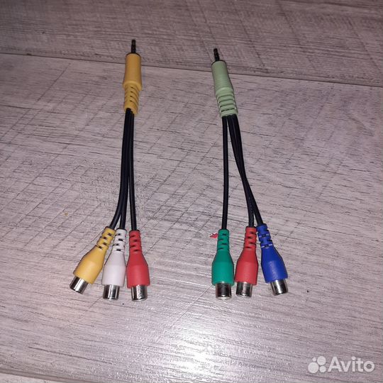 Аудио кабель Jack, RCA. Видео S-video, scart, RCA